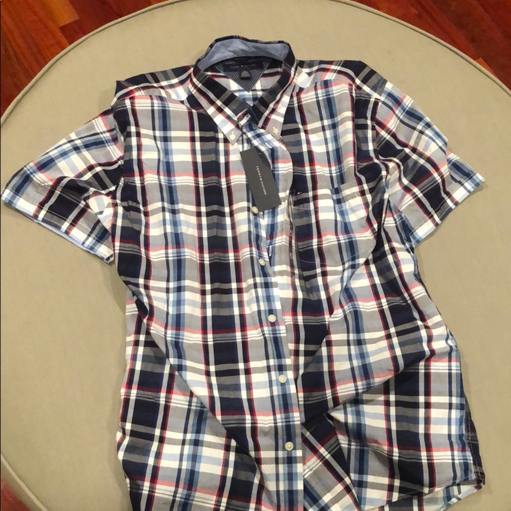 Short sleeve button up shirt